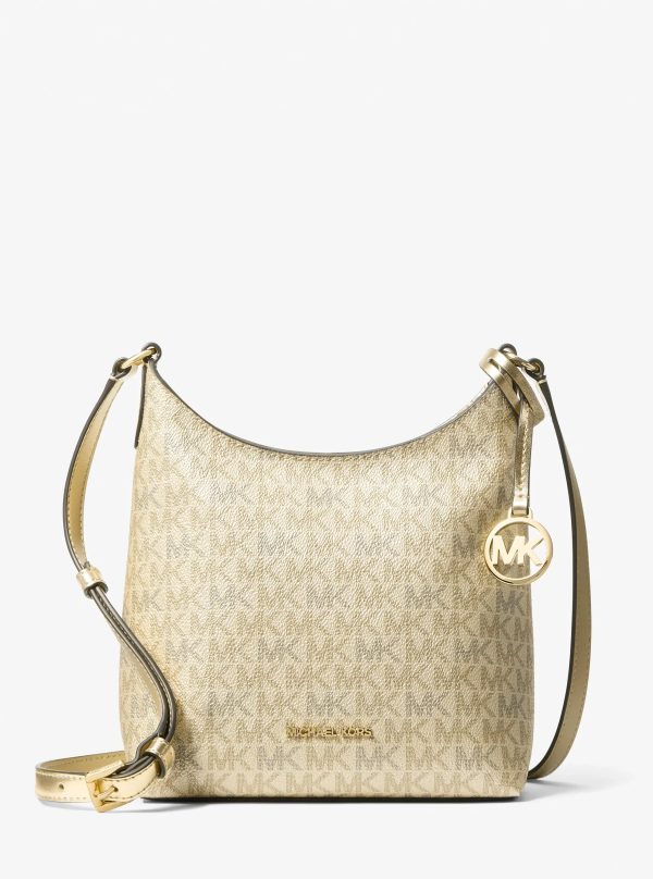 Michael Kors Maya Small Metallic Signature Logo Crossbody Bag - Preorder
