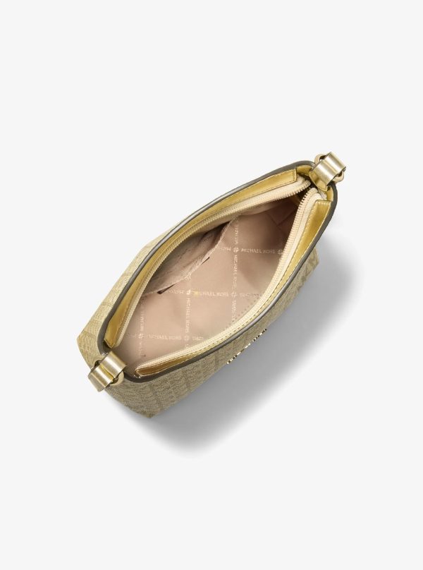 Michael Kors Maya Small Metallic Signature Logo Crossbody Bag - Preorder