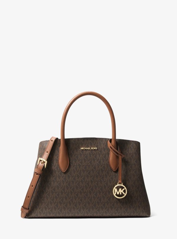 Michael Kors Maya Medium Signature Logo Satchel - Preorder
