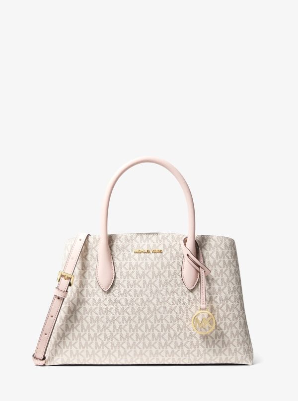 Michael Kors Maya Medium Signature Logo Satchel - Preorder