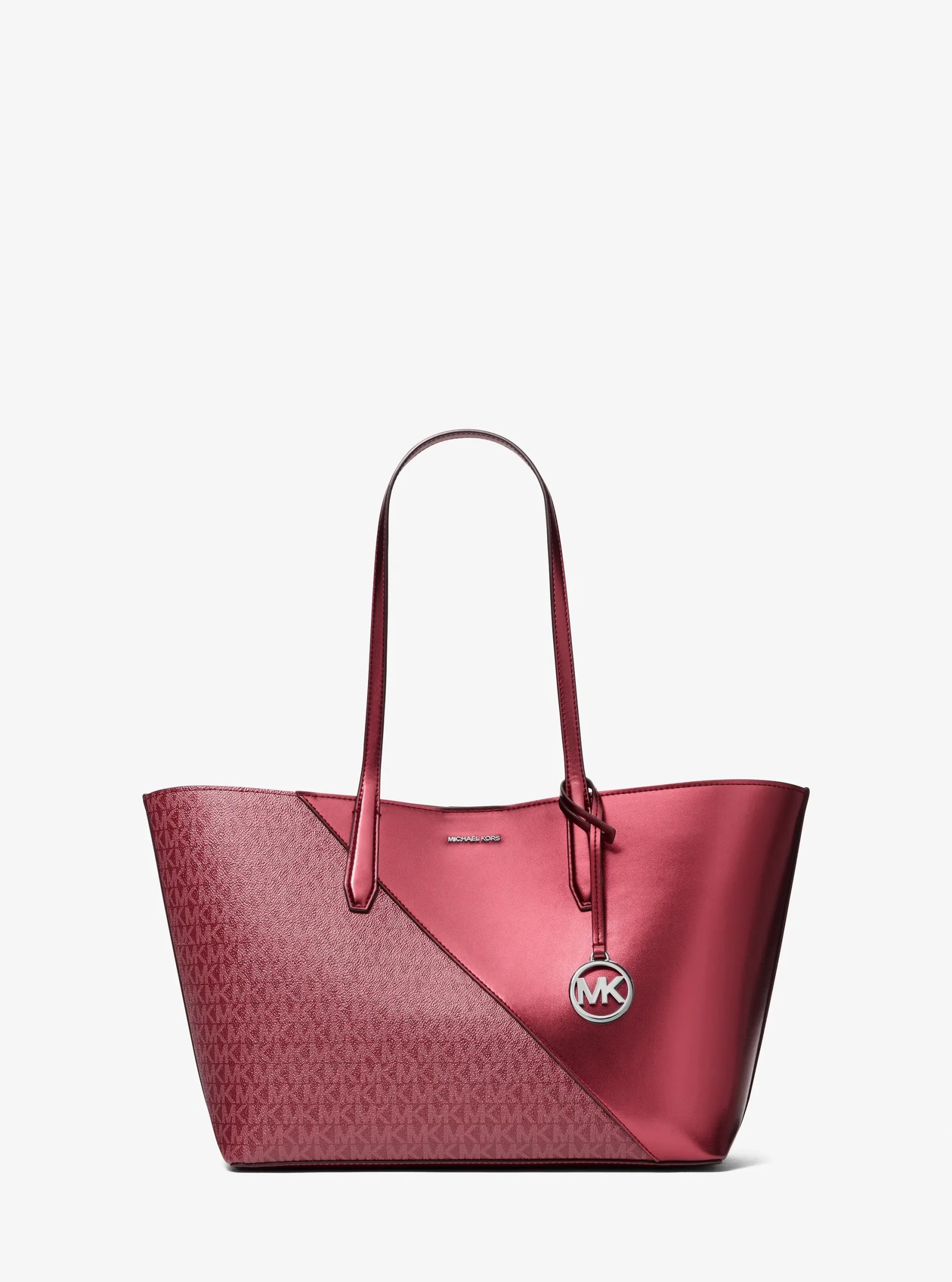 Michael Kors Avalon Medium Metallic and Signature Logo Tote Bag - Preorder
