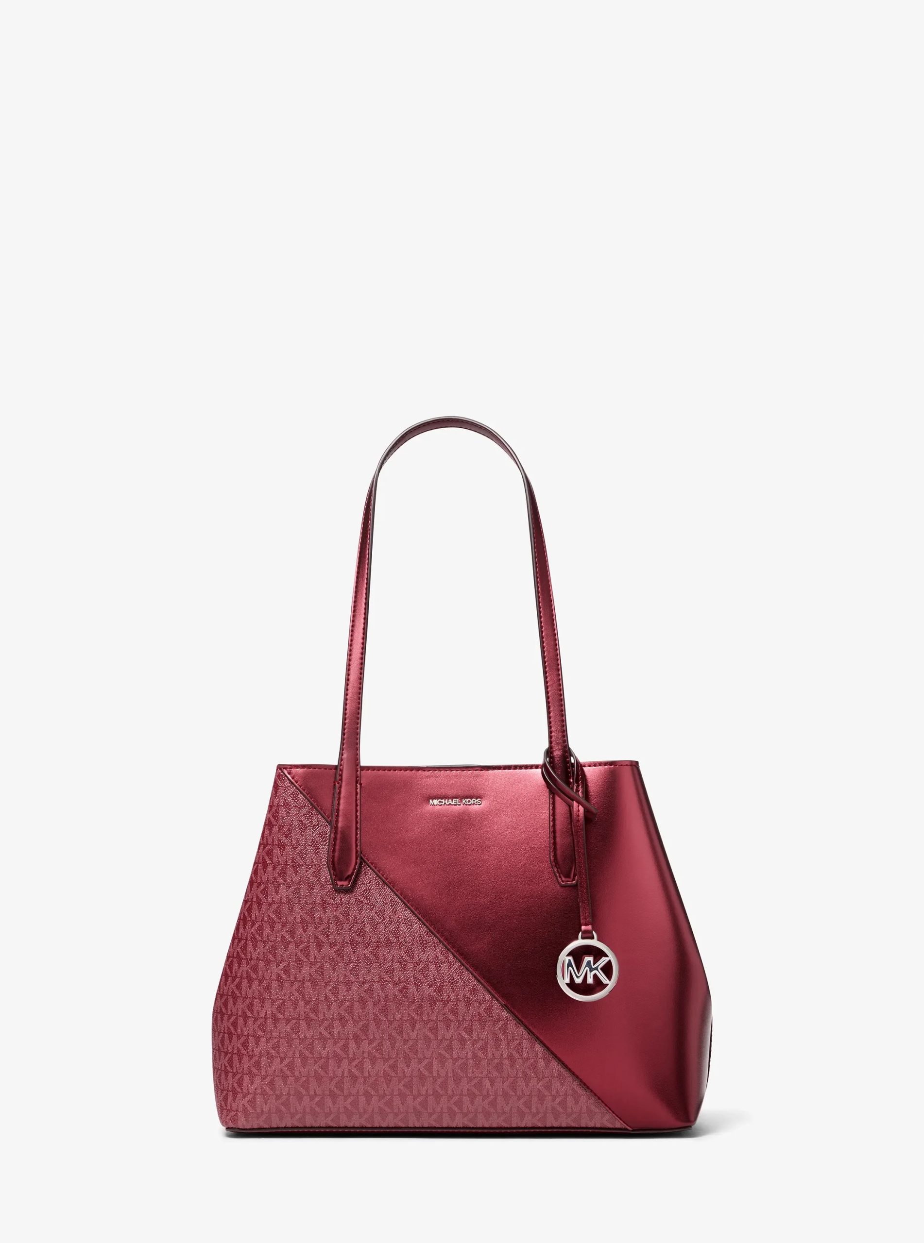 Michael Kors Avalon Medium Metallic and Signature Logo Tote Bag - Preorder - Image 4