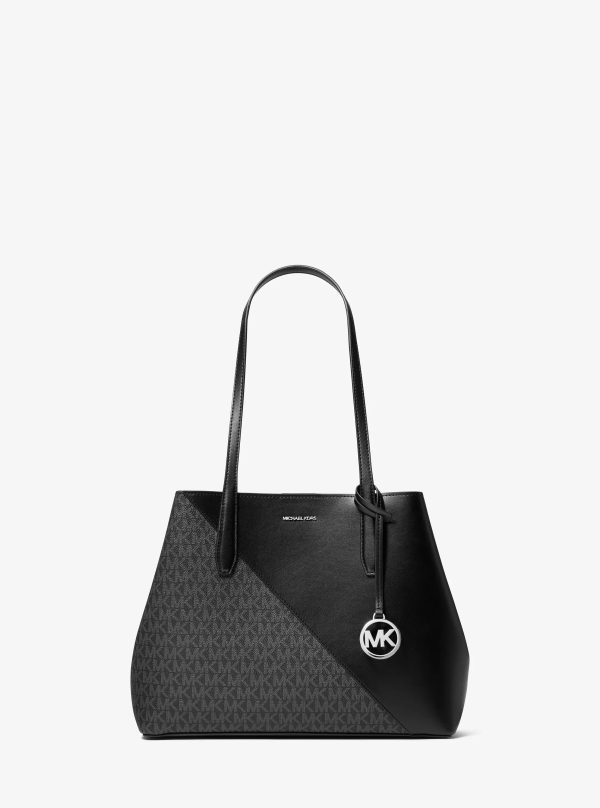 Michael Kors Avalon Medium Signature Logo and Smooth Tote Bag - Preorder