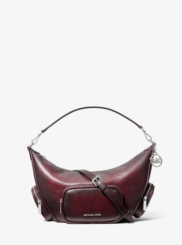 Michael Kors Merritt Medium Burnished Convertible Shoulder Bag - Preorder