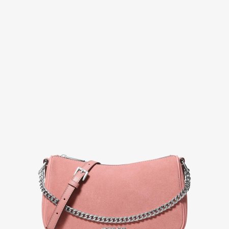 Michael Kors Carmela Medium Convertible Pochette - Preorder — Sunset Rose