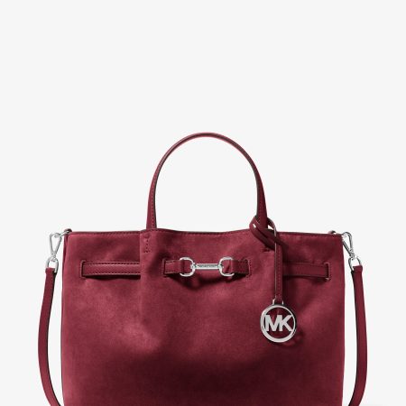 Michael Kors Carson Medium Satchel - Preorder — Maroon