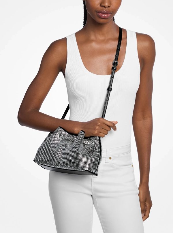 Michael Kors Mina Small Embellished Crossbody Bag - Preorder