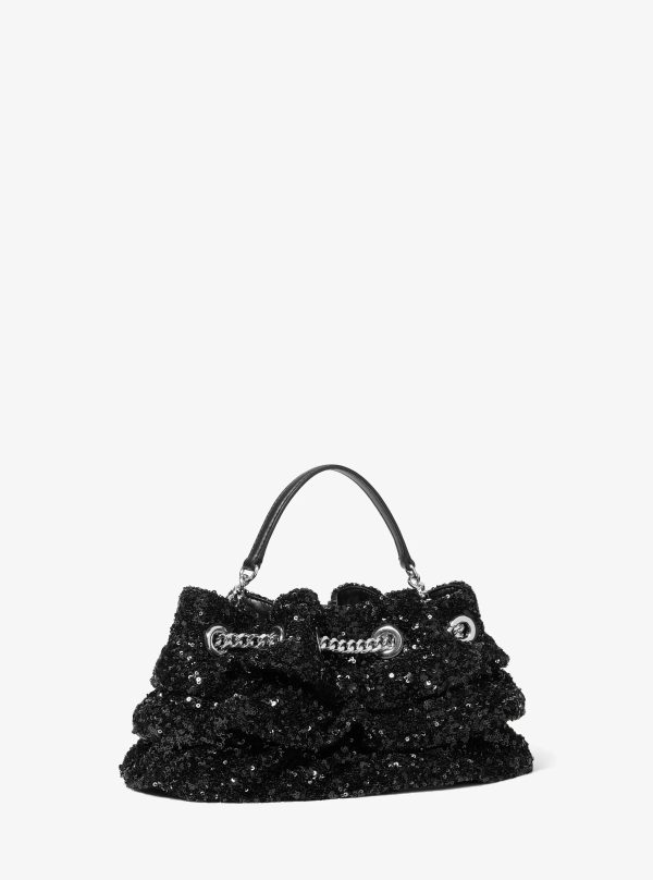 Michael Kors Mina Small Sequin Embellished Convertible Pochette - Preorder