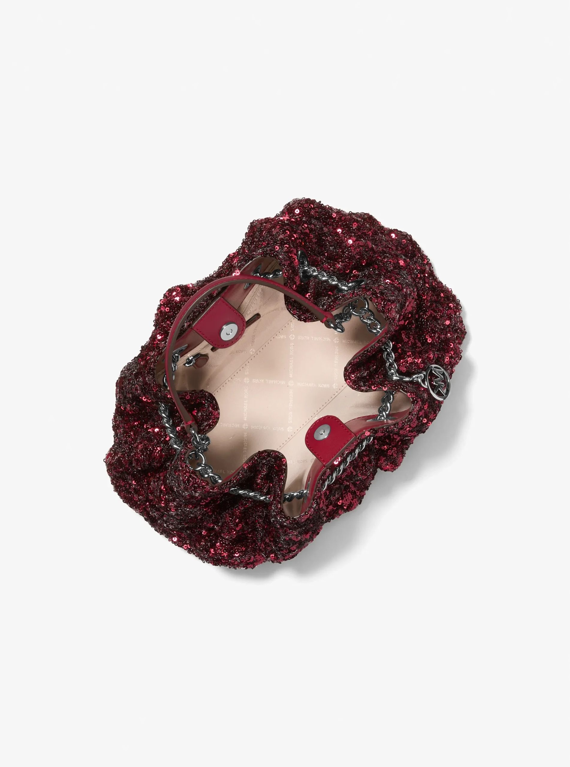 Michael Kors Mina Small Sequin Embellished Convertible Pochette - Preorder - Image 2