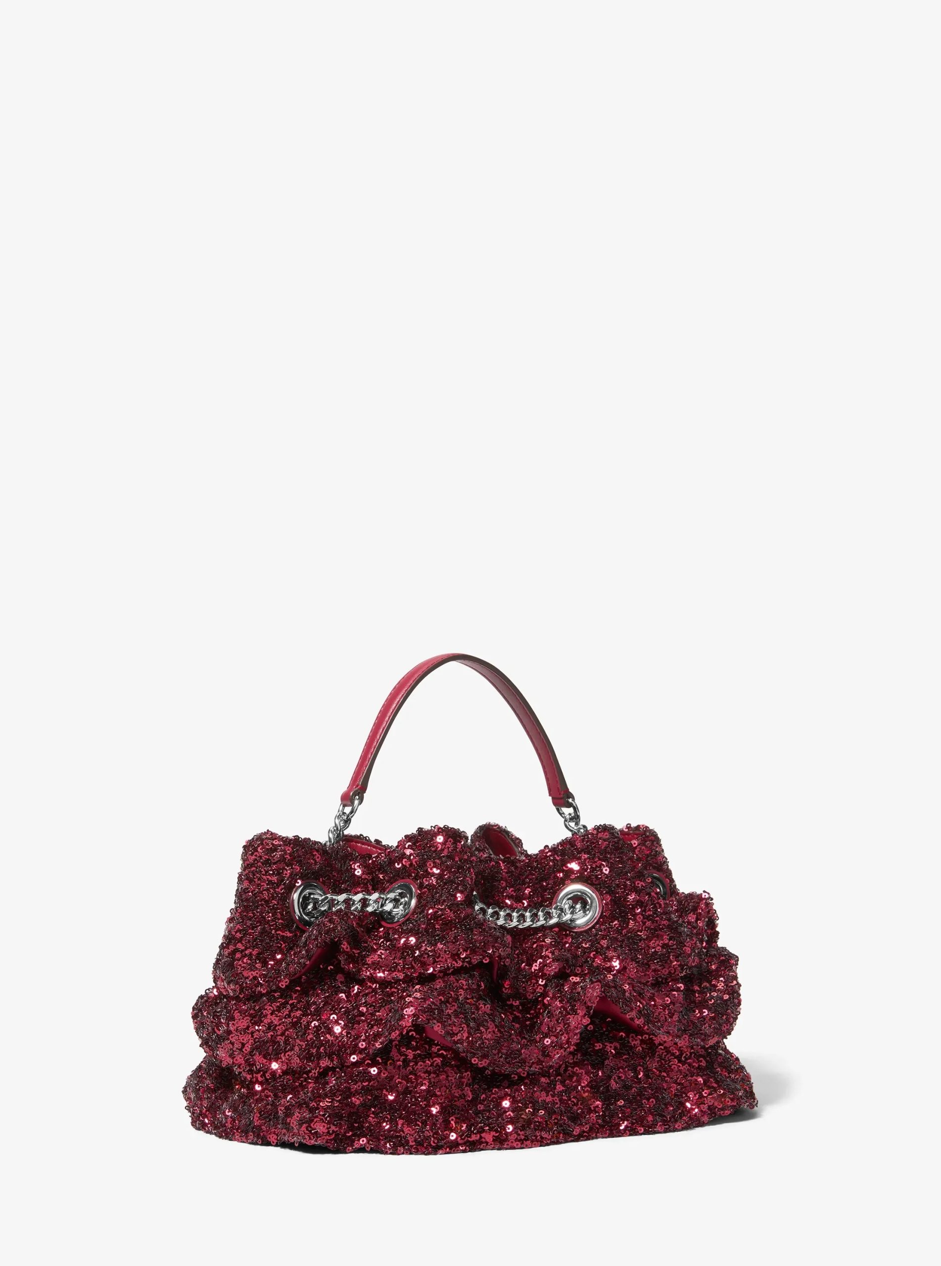 Michael Kors Mina Small Sequin Embellished Convertible Pochette - Preorder - Image 3