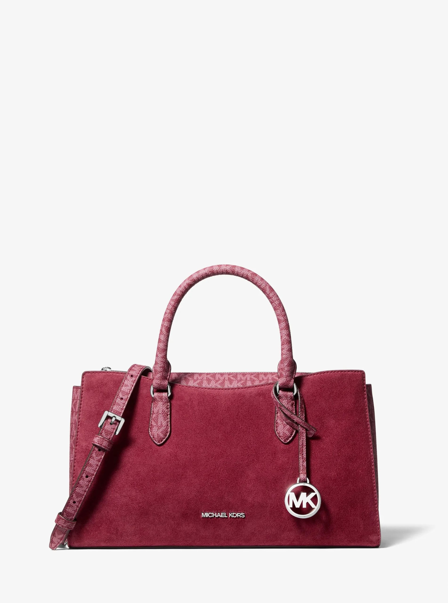 Michael Kors Arden Medium Signature Logo Top-Zip Satchel - Preorder - Image 6