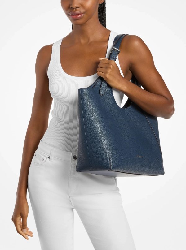 Michael Kors Bernie Large Pebbled Leather Tote Bag - Preorder