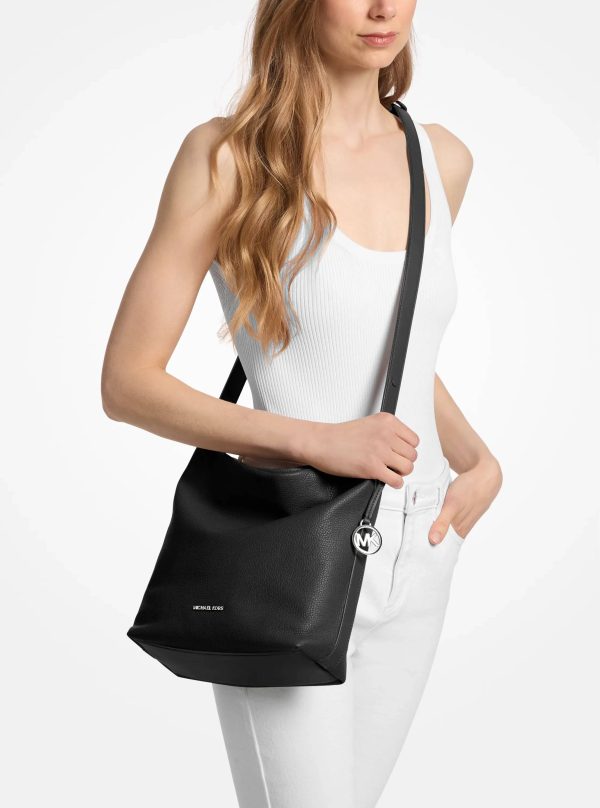 Michael Kors Roey Medium Pebbled Leather Bucket Messenger Bag - Preorder
