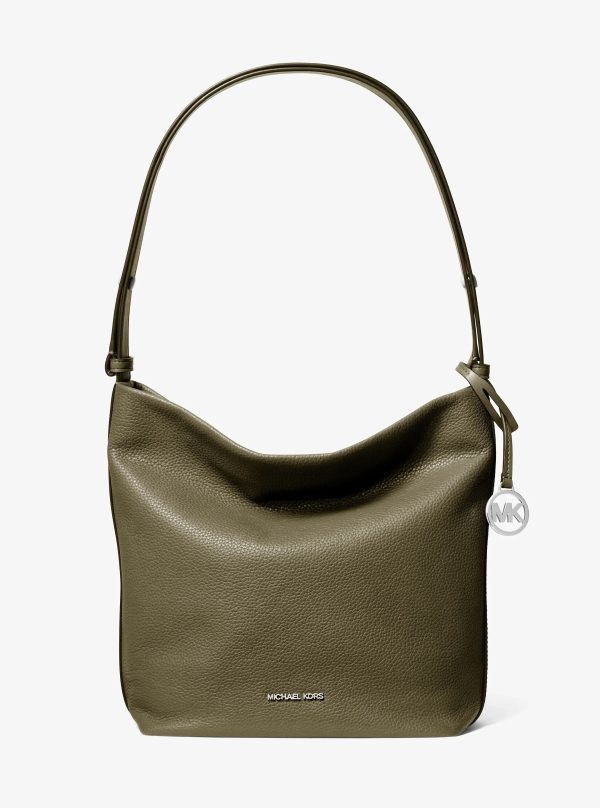 Michael Kors Roey Medium Pebbled Leather Bucket Messenger Bag - Preorder