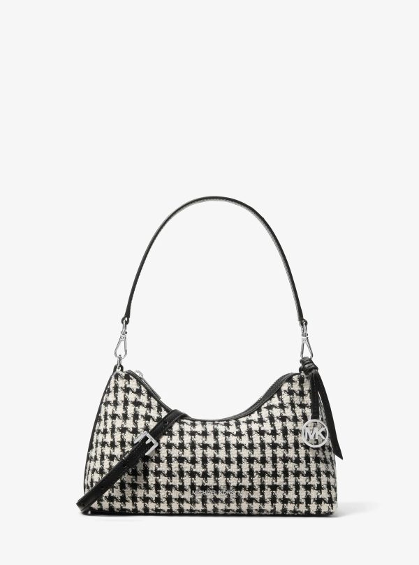 Michael Kors Sammy Small Woven Houndstooth Convertible Crossbody Bag - Preorder