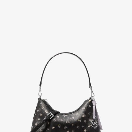 Michael Kors Sammy Small Floral Printed Convertible Crossbody Bag - Preorder — Black