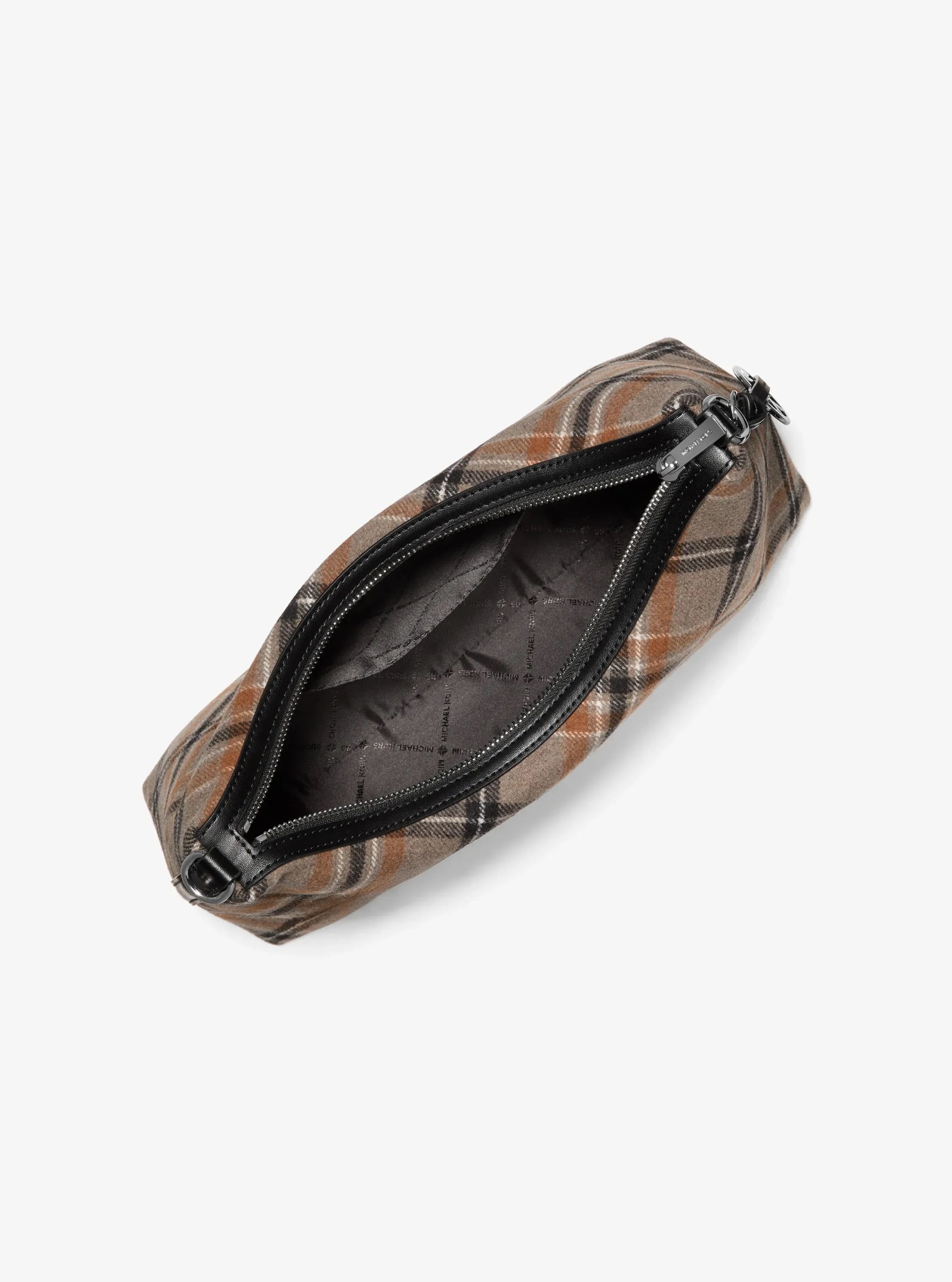 Michael Kors Sammy Medium Plaid Print Wool Blend Convertible Shoulder Bag - Preorder - Image 2