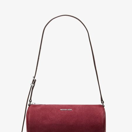 Michael Kors Ashton Small Barrel Pochette - Preorder — Maroon