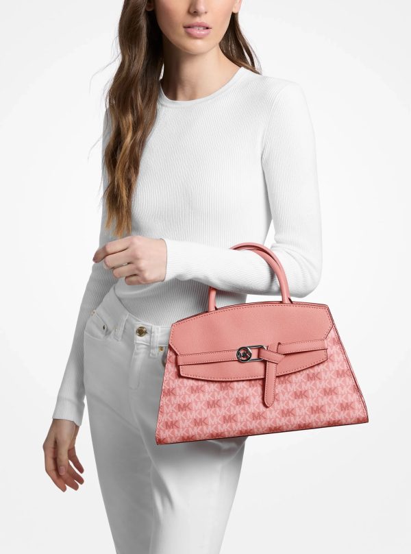 Michael Kors Greta Medium Signature Logo Satchel - Preorder
