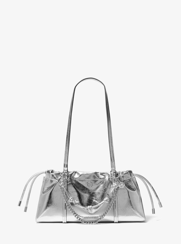 Michael Kors Matilda Small Metallic Cinched Shoulder Bag - Preorder