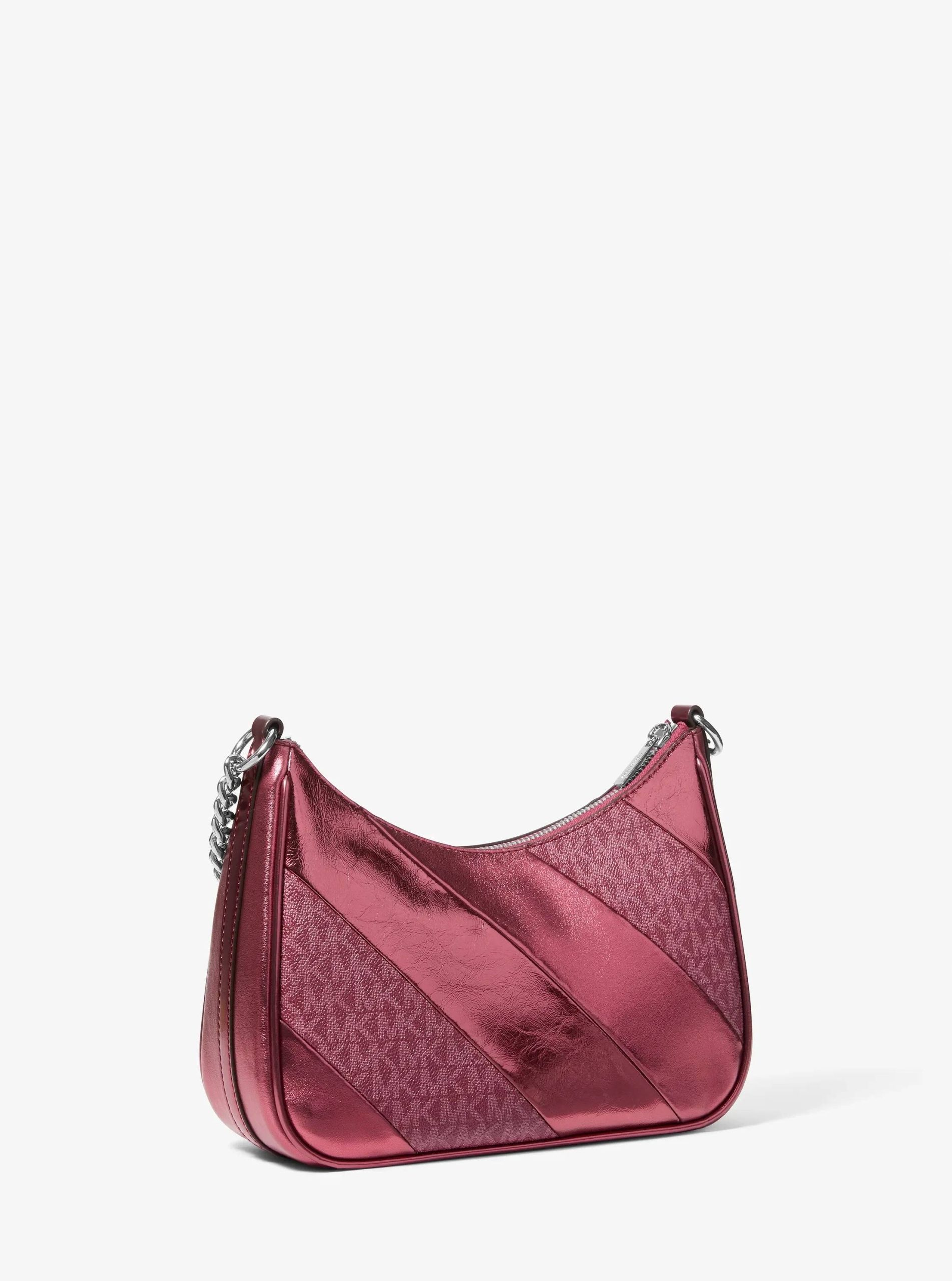 Michael Kors Jet Set Travel Metallic and Signature Logo Convertible Pochette - Preorder