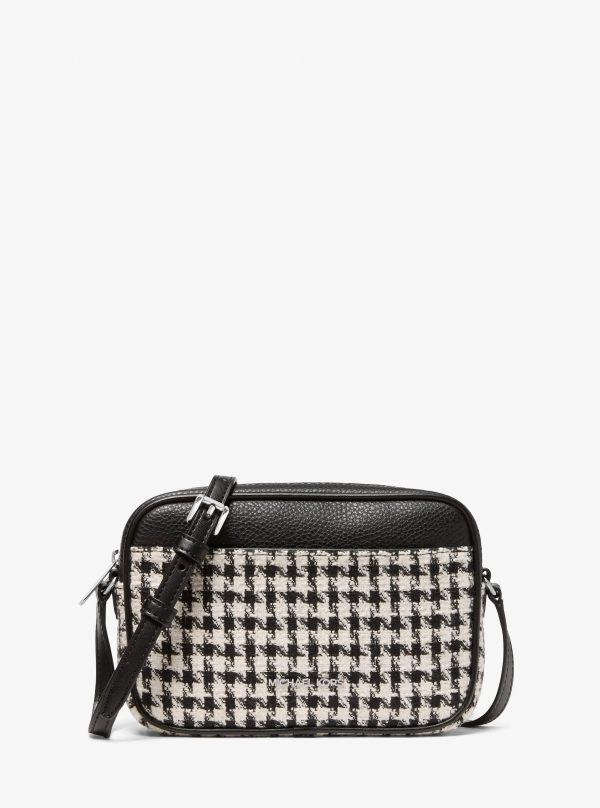 Michael Kors Jet Set Travel Small Houndstooth Crossbody Bag - Preorder
