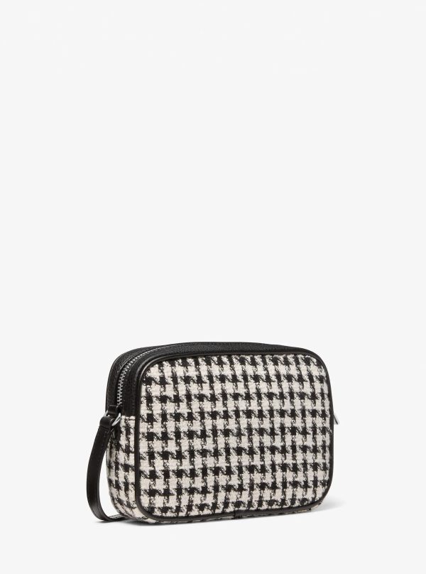 Michael Kors Jet Set Travel Small Houndstooth Crossbody Bag - Preorder