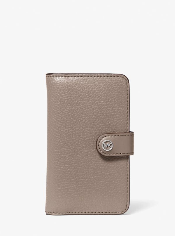 Michael Kors Jet Set Travel Medium Pebbled Leather Wallet - Preorder