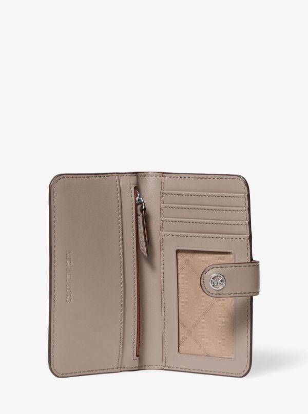 Michael Kors Jet Set Travel Medium Pebbled Leather Wallet - Preorder