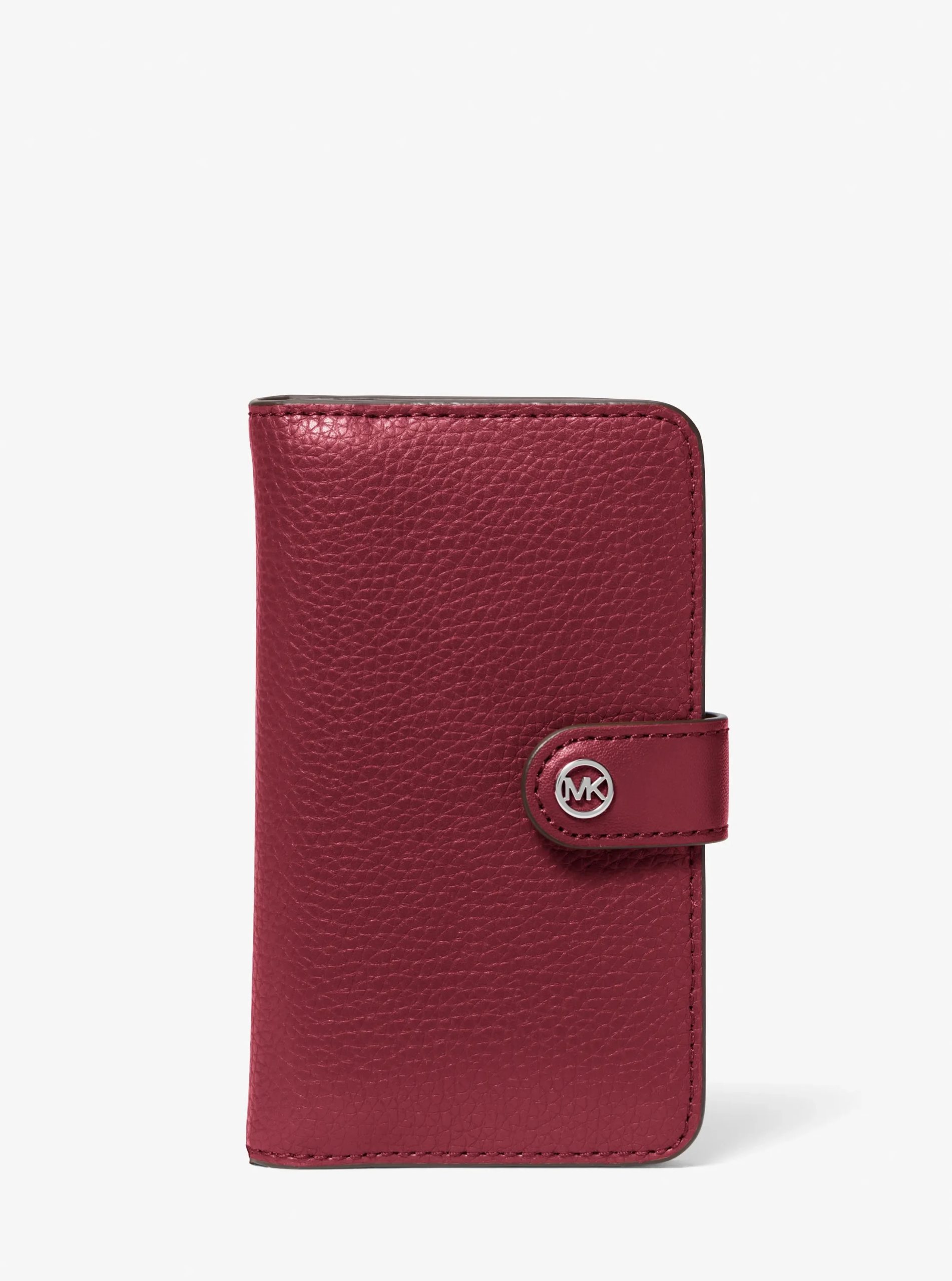 Michael Kors Jet Set Travel Medium Pebbled Leather Wallet - Preorder