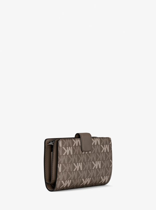 Michael Kors Jet Set Travel Medium Signature Logo Billfold Wallet - Preorder