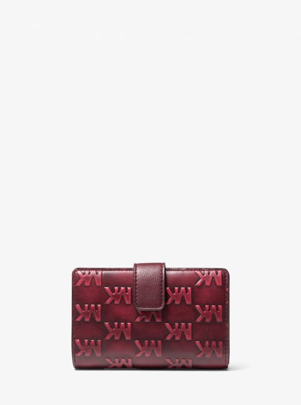 Michael Kors Jet Set Travel Medium Logo Embossed Wallet - Preorder