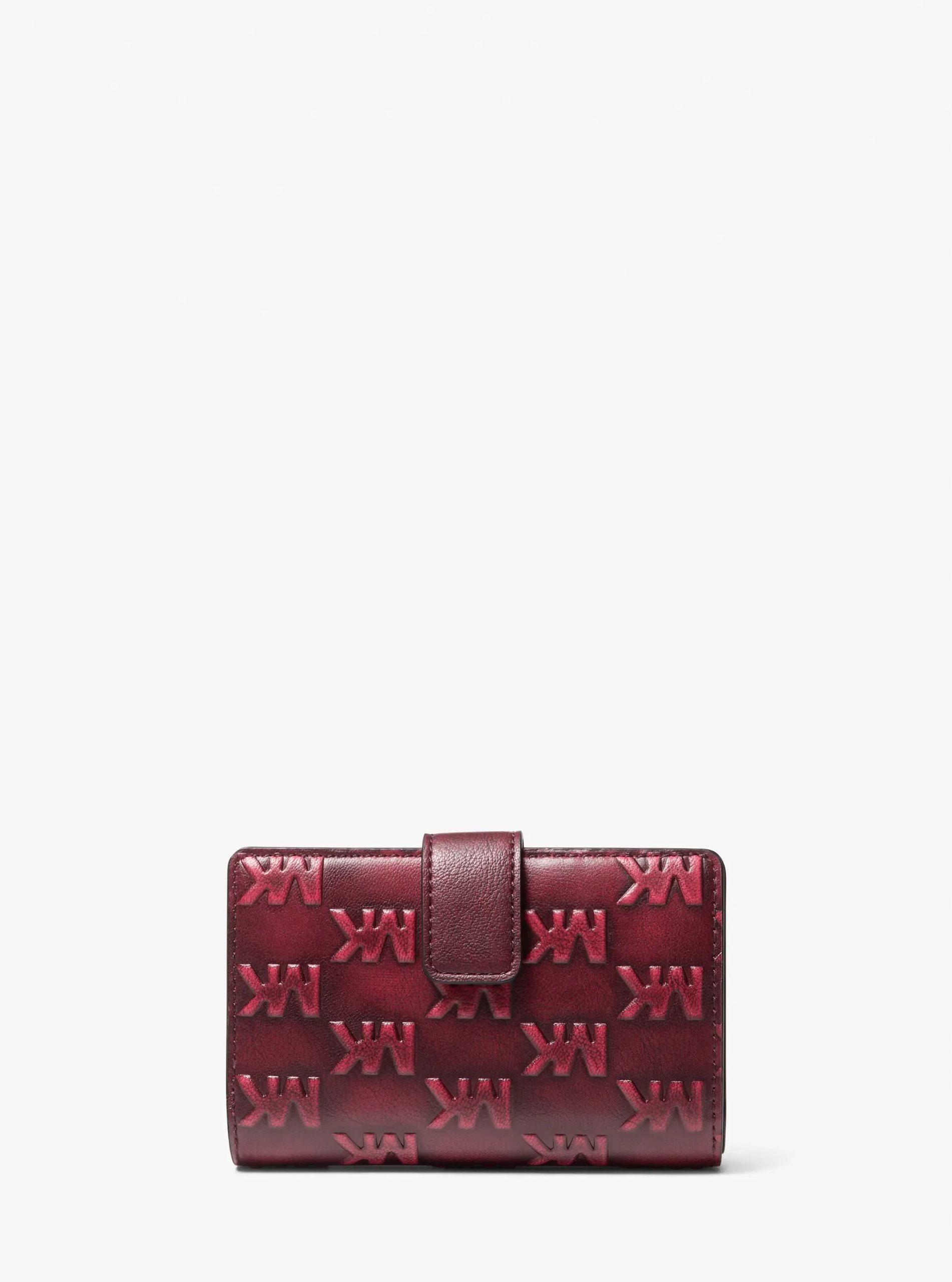 Michael Kors Jet Set Travel Medium Logo Embossed Wallet - Preorder