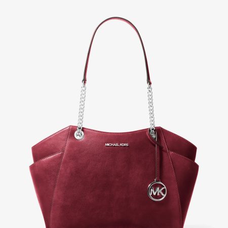Michael Kors Jet Set Travel Large Tote Bag - Preorder — Maroon