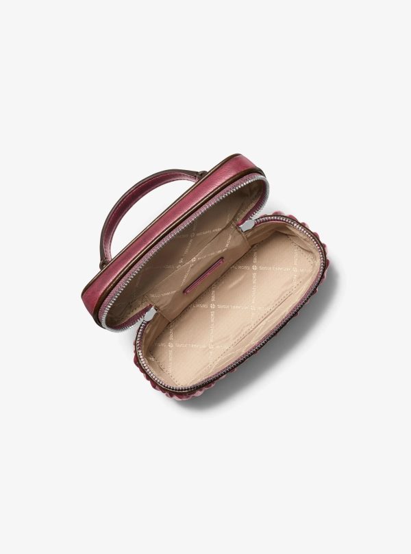 Michael Kors Vivi Small Matelassé Burnished Vanity Crossbody Bag - Preorder