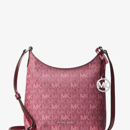 Michael Kors Maya Small Signature Logo Crossbody Bag - Preorder — Maroon