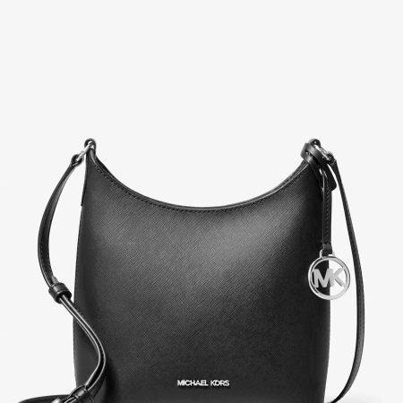 Michael Kors Maya Small Signature Logo Crossbody Bag - Preorder — Black