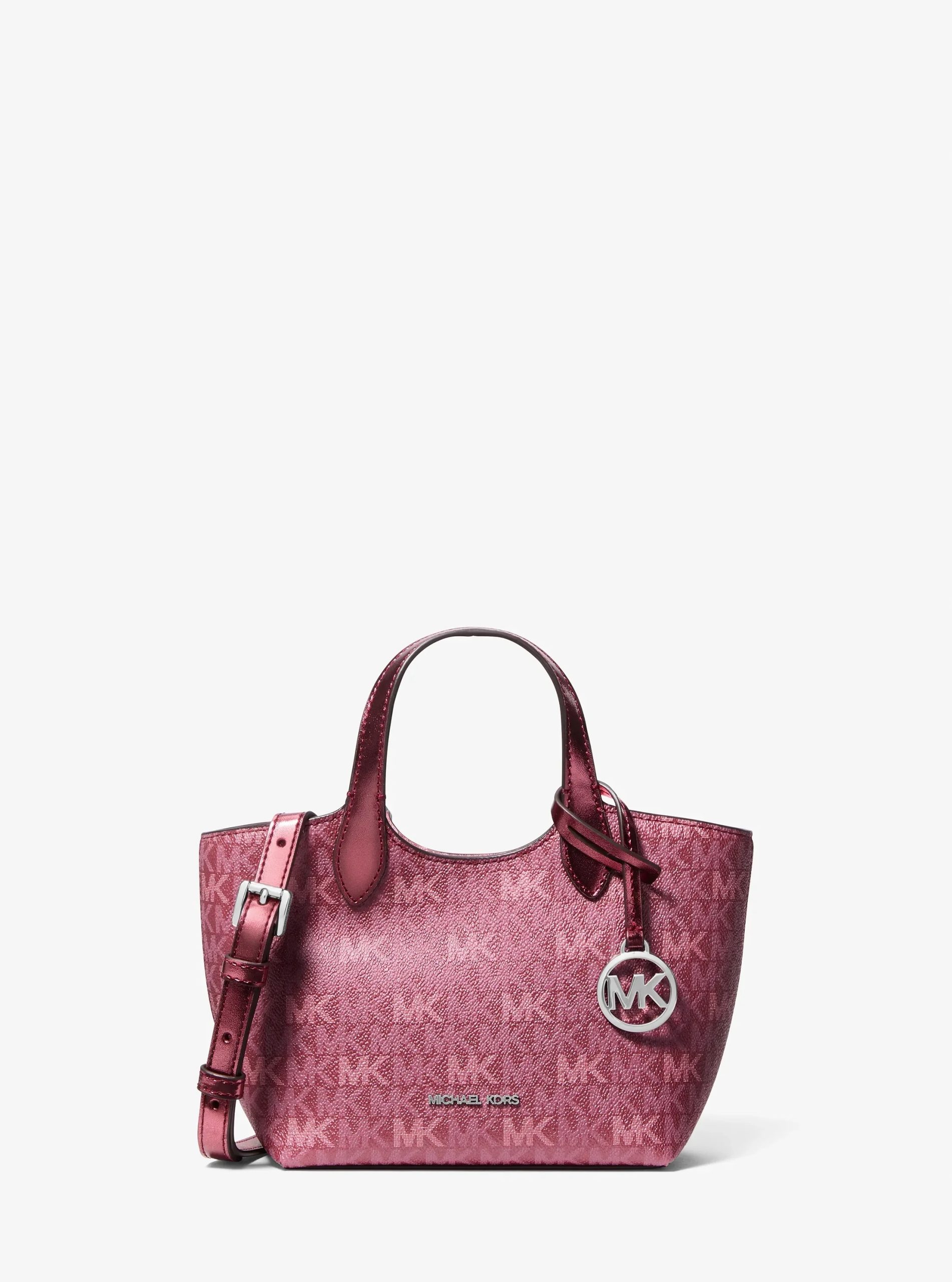 Michael Kors Maya Extra-Small Metallic Signature Logo Crossbody Bag - Preorder