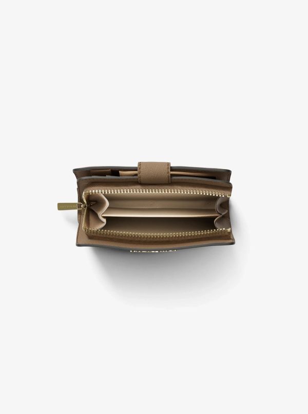 Michael Kors Medium Crossgrain Leather Wallet - Preorder