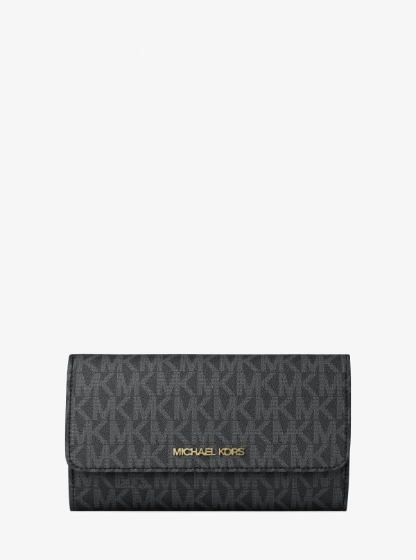 Michael Kors Jet Set Large Logo Tri-Fold Wallet - Preorder