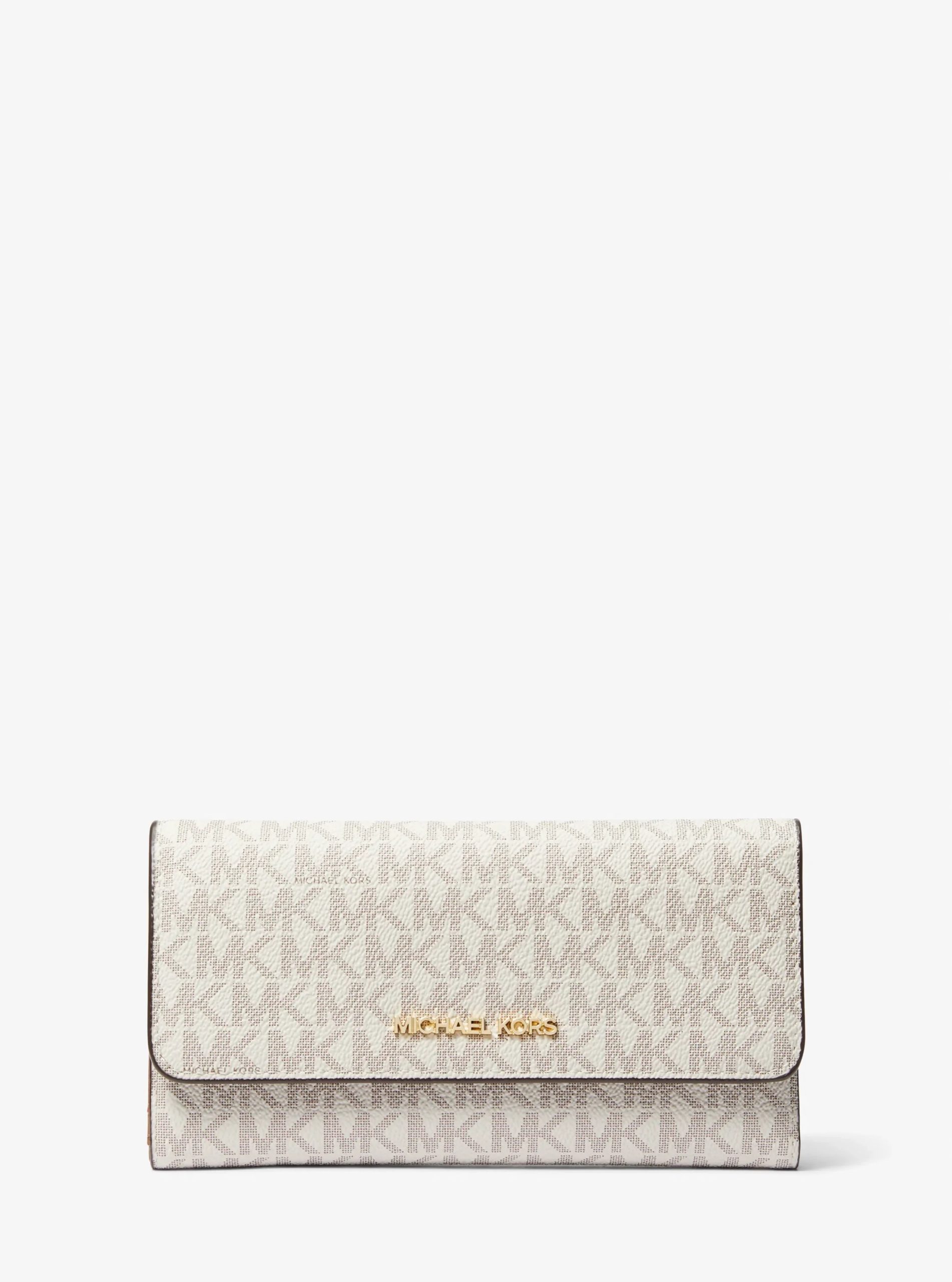 Michael Kors Jet Set Large Logo Tri-Fold Wallet - Preorder