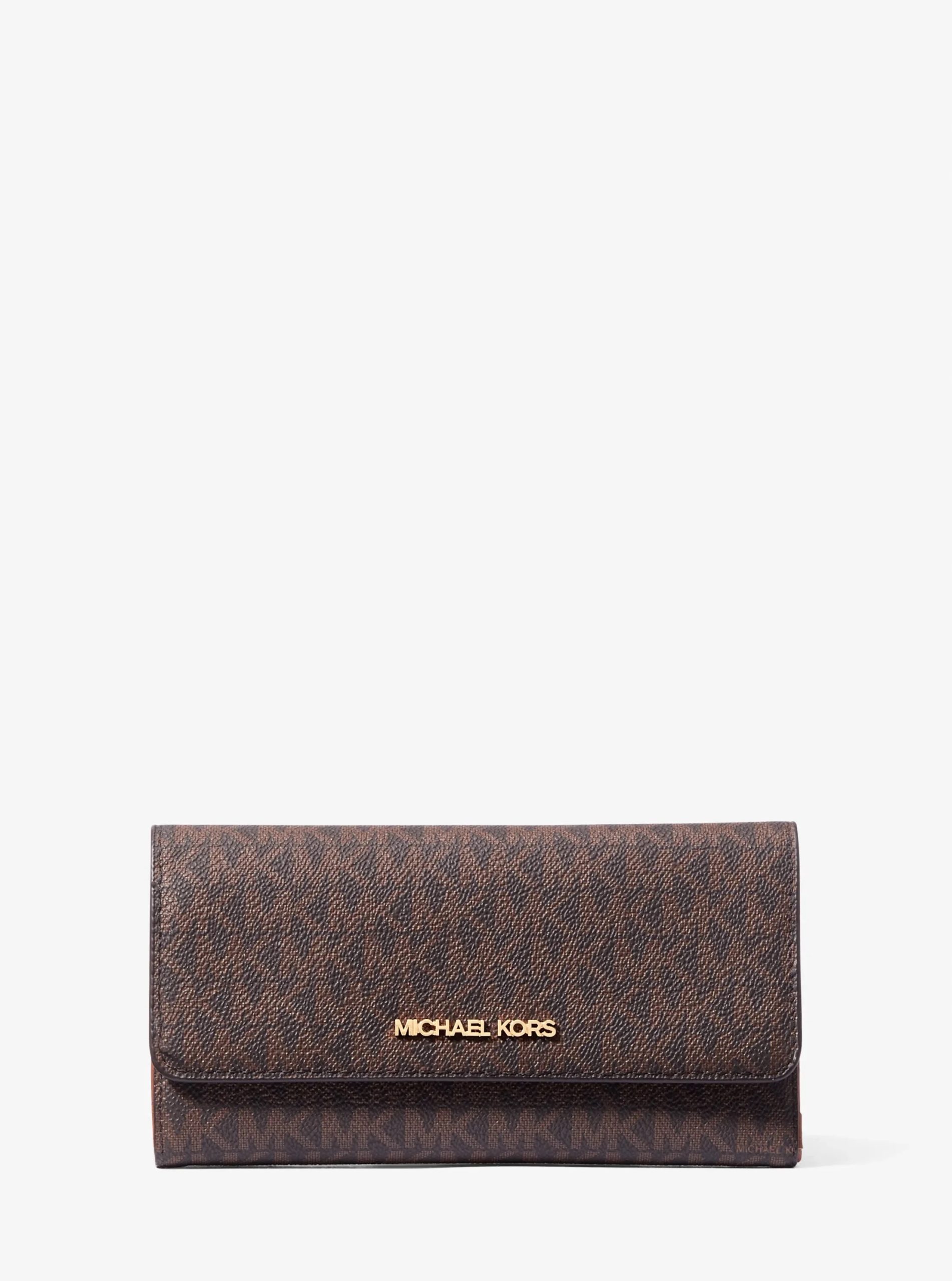 Michael Kors Jet Set Large Logo Tri-Fold Wallet - Preorder
