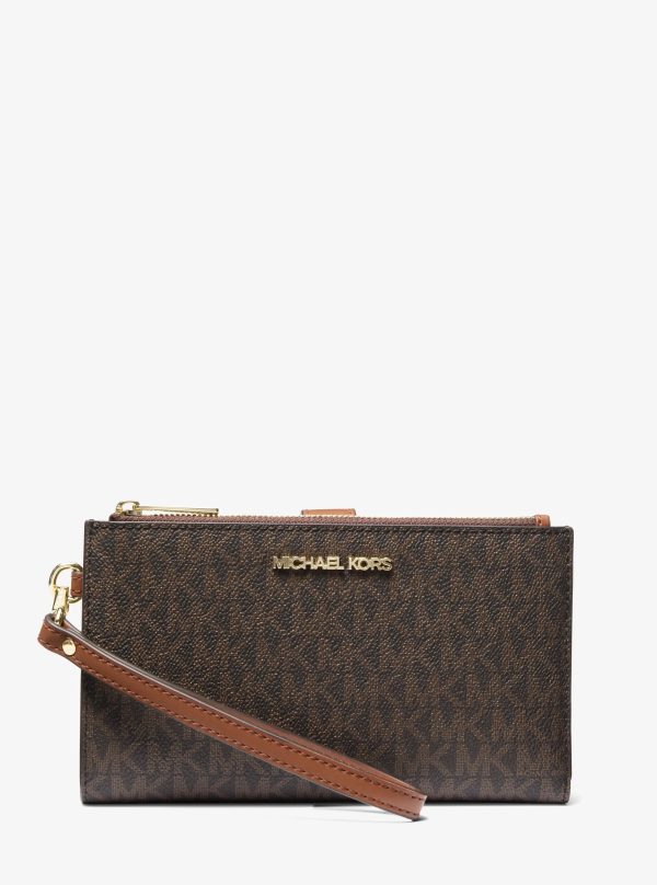 Michael Kors Jet Set Travel Signature Logo Smartphone Wallet - Preorder
