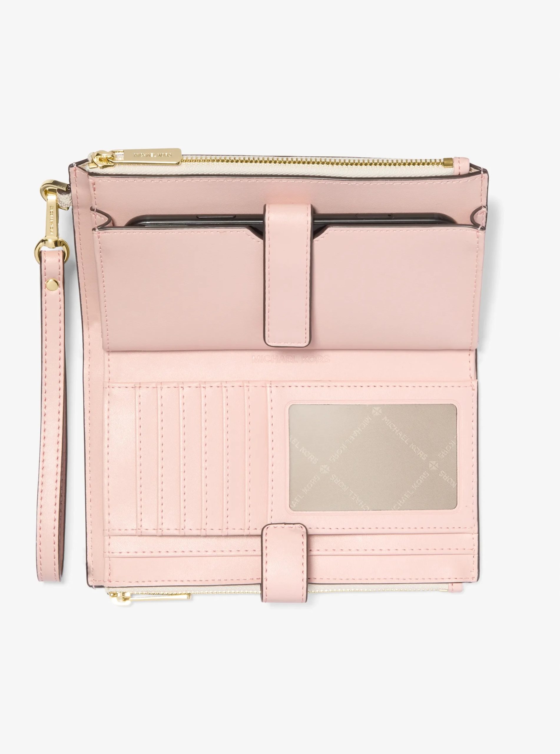 Michael Kors Jet Set Travel Signature Logo Smartphone Wallet - Preorder