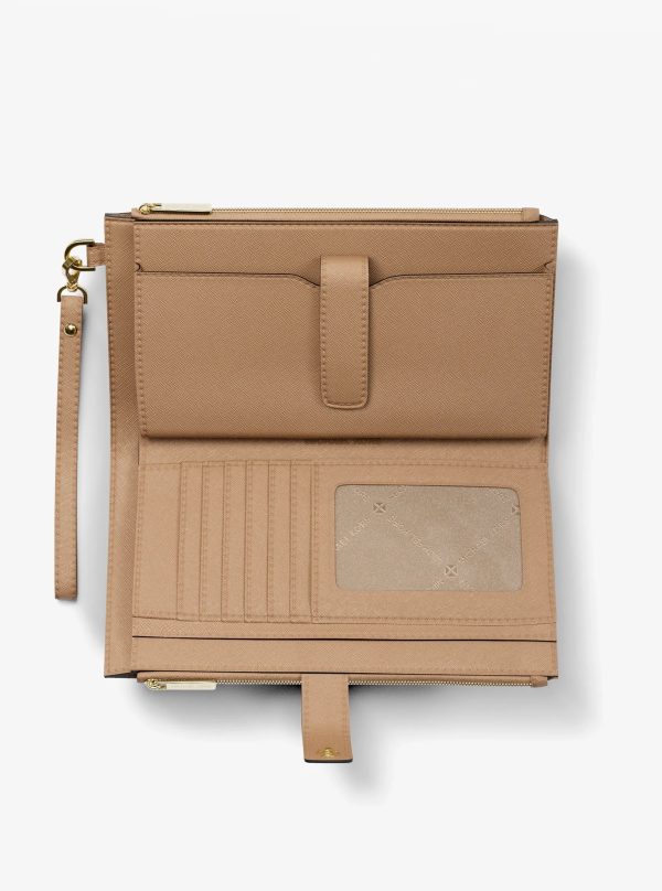Michael Kors Jet Set Large Leather Smartphone Wristlet Wallet - Preorder