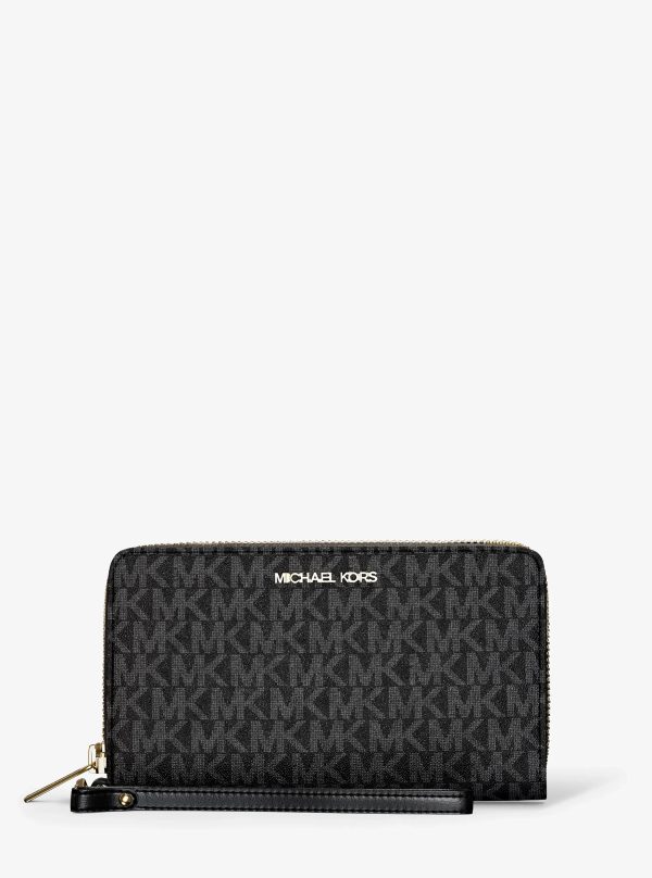Michael Kors Jet Set Large Signature Logo Smartphone Wallet - Preorder