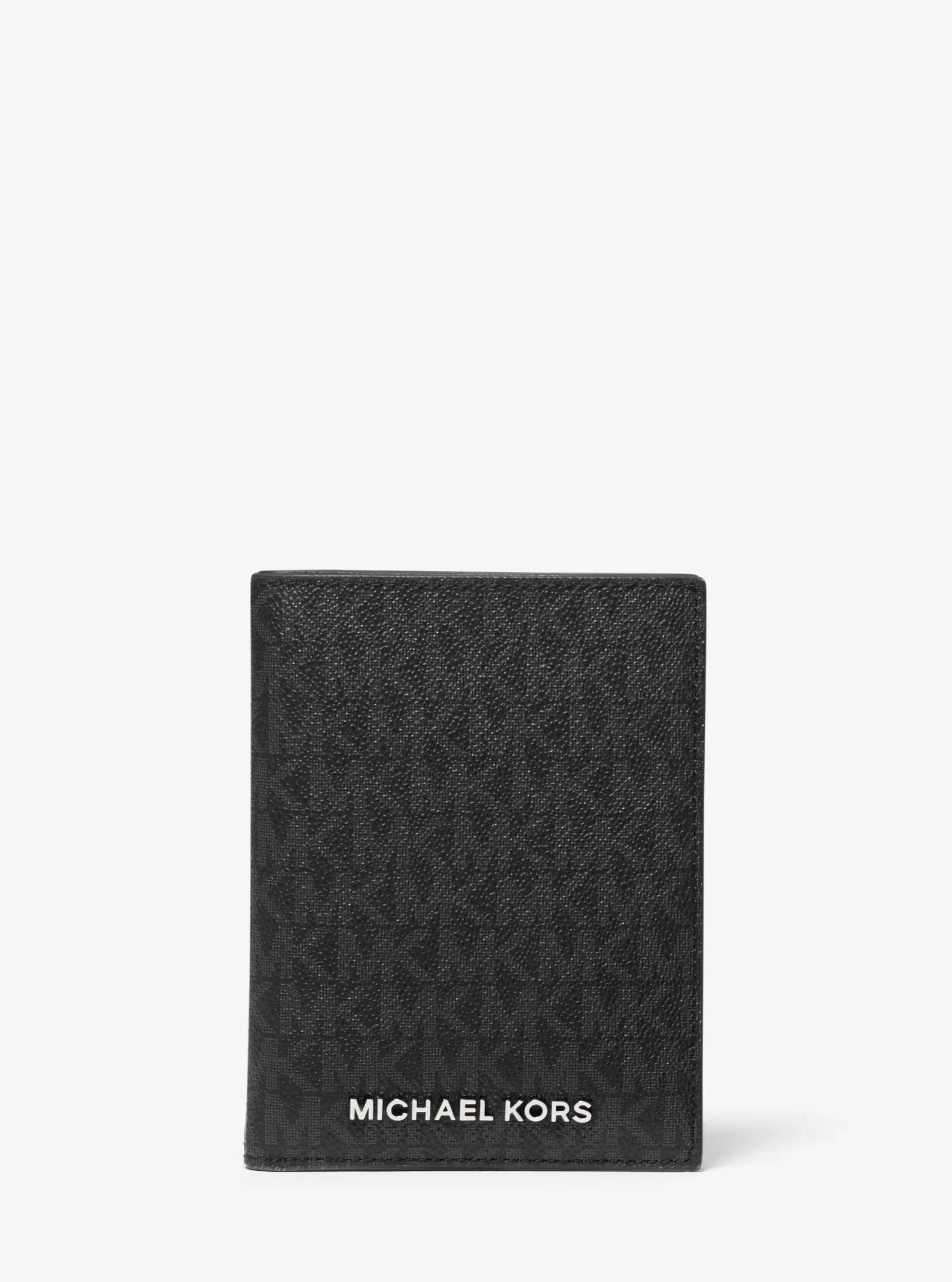 Michael Kors Jet Set Travel Medium Signature Logo Passport Case - Preorder