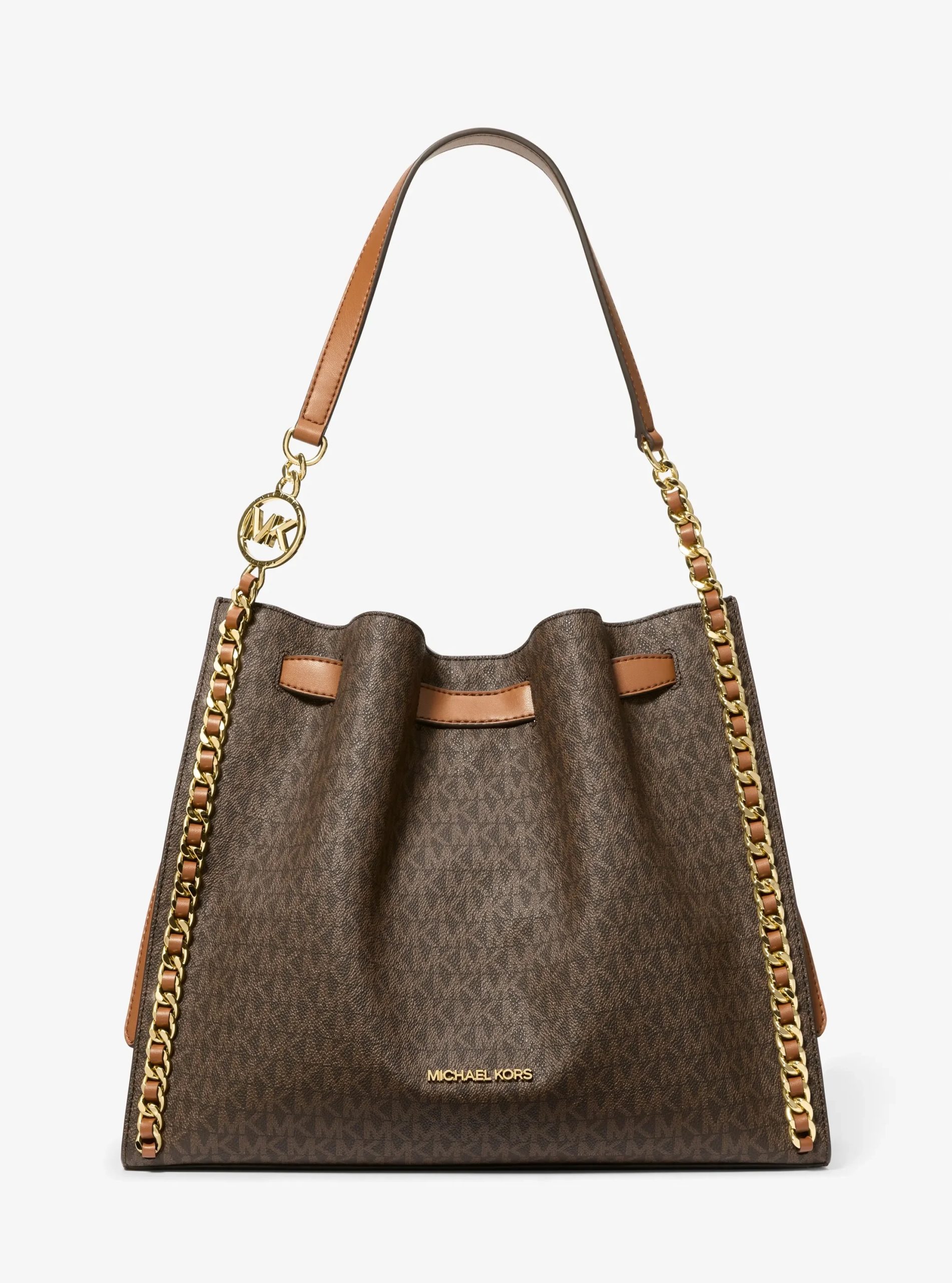 Michael Kors Mina Large Signature Logo Chain Shoulder Bag - Preorder