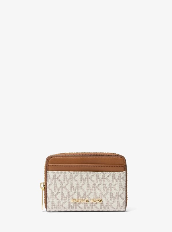 Michael Kors Jet Set Travel Medium Logo Zip-Around Card Case - Preorder
