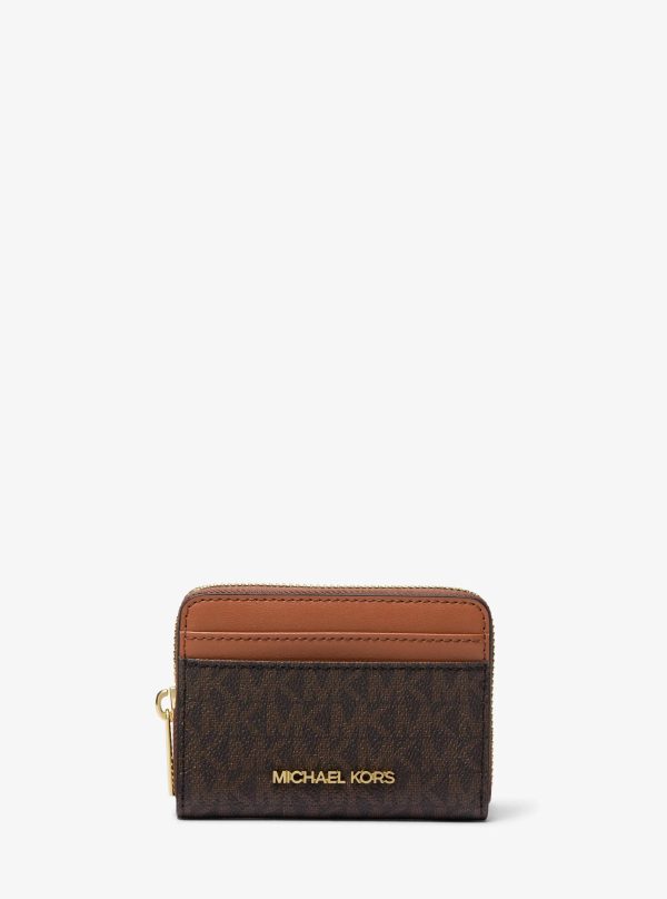 Michael Kors Jet Set Travel Medium Logo Zip-Around Card Case - Preorder